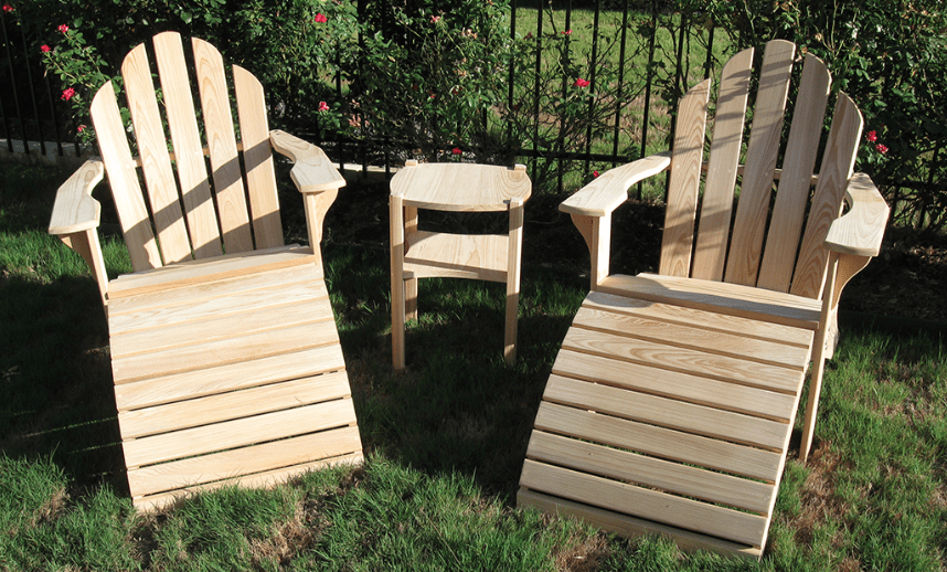 The BoxWood Shop Custom Adirondack Chair Table Set Boise
