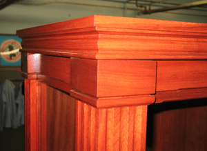 Custom Display Case with Glass Shelves TheBoxWoodShop